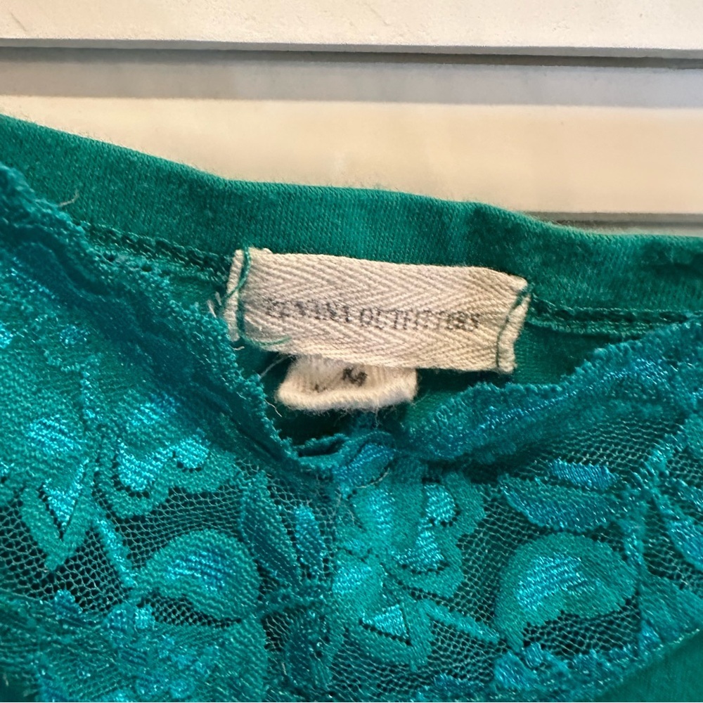Teal Lace Top